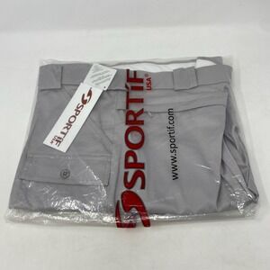 Sportif USA Pants Mens 44x26 Gray Original Stretch Cargo Pockets Gorpcore Resort